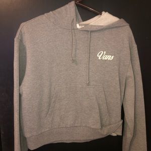 vans cropped hoodie